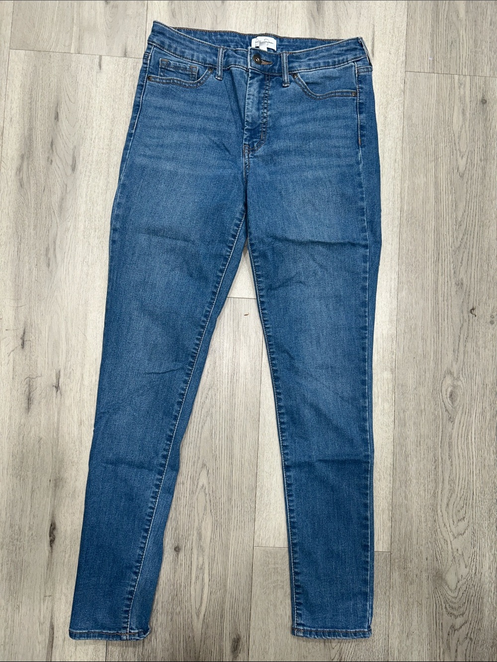 Jessica Simpson Stretchy Denim Straight Leg Jeans 6